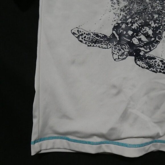 GYMBOREE | size 8 | Swimming Turtle With Bubbles Print Swim Short Sleeve Shirt - Picture 7 of 14